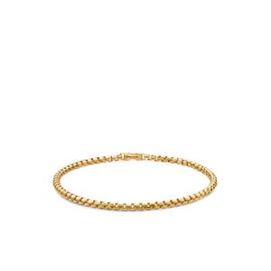 Браслет DY Bel Aire Box Chain из желтого золота (2.7 мм)