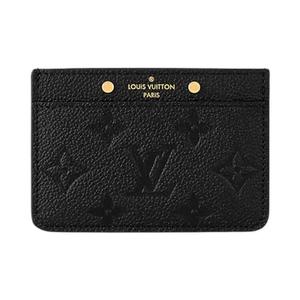 Бумажники Louis Vuitton Card Holder 'Черный монограмма тиснение Empreinte телячья кожа'