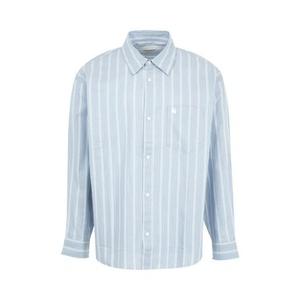 Футболка с длинным рукавом Carhartt WIP Long-Sleeve Beale Shirt 'Beale Stripe/Gentle Blue/White'
