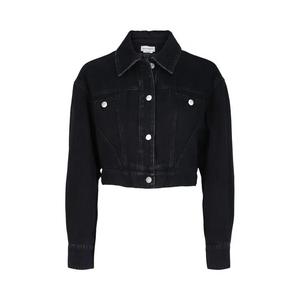Джинсовые куртки Alexander McQueen укороченная джинсовая куртка 'Black'