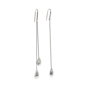 Серьги Isabel Marant Asymmetric Drop Earrings 'Серебряный'