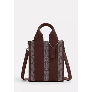 Мини-сумка-тоут Smith в фирменном жаккарде