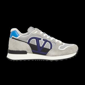 Кроссовки Valentino V Logo Pace Sneaker 'Grey Blue'