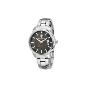 【2 Года Гарантии】MASERATI Successo 42mm Мужские Кварцевые Часы R8853121012 Японский Механизм