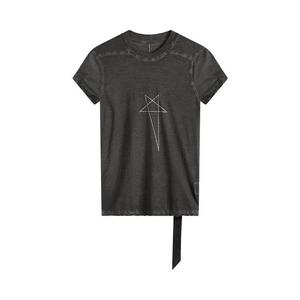 Футболки с коротким рукавом Rick Owens DRKSHDW Small Level T-Shirt 'Черный/Серебряный'
