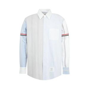 Футболки с длинным рукавом Thom Browne Funmix Straight Fit Long-Sleeve Shirt 'Light Blue'