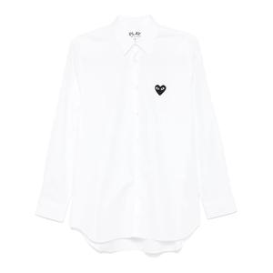 Поплиновая рубашка с нашивкой