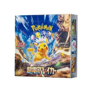 Коллекционные карты Pokémon Scarlet & Violet: Expansion Pack Supercharged Breaker/Super Electric Breaker Booster Box (японская версия)