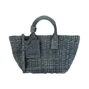 Сумки-тоут Balenciaga Bistro XS Strap Basket Tote Bag «Blue Denim/Black»