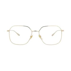 Очки Gucci металлическая оправа квадратной формы 'Золотой/Прозрачный'