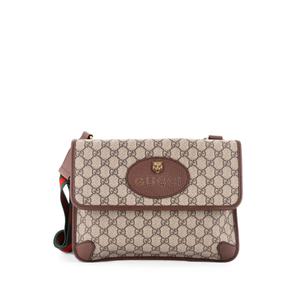 Сумка через плечо Neo Vintage Flap Messenger GG Coated Canvas Medium