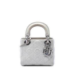Сумка-сэтчел Mini Iridescent Lambskin Cannage Lady Dior (2015 год)