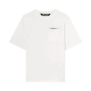 Футболки Palm Angels Sartorial Tape Pocket Tee 'White/Off White'