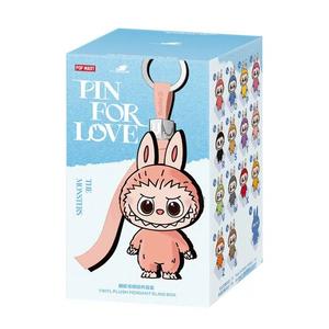Мягкие игрушки Pop Mart Labubu THE MONSTERS Pin for Love Series N-Z Виниловая плюшевая подвеска в закрытой коробке 'Мистика'