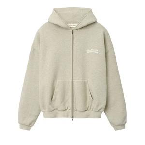 Худи Fear of God Essentials 90s Zip-Up Hoodie 'Washed Vanilla Heather'