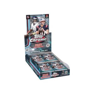 Спортивные карточки 2025 Topps Chrome Football Hobby Box