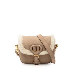 Маленькая сумка через плечо Suede Shearling Bobby (2020 год)