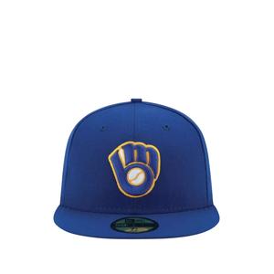 Кепка MLB 59Fifty Blue/Yellow из коллаборации с Milwaukee Brewers