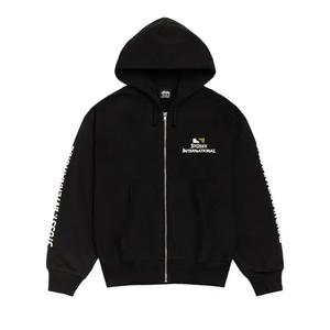 Зип-худи Stussy International Zip Hoodie «Черный»