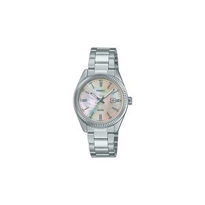 Женские аналоговые часы LTP-1302DS-4AV Silver Stainless Steel Strap