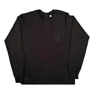 Футболки с длинным рукавом Chrome Hearts Miami Exclusive Cemetery Vertical Logo Long-Sleeve 'Black'