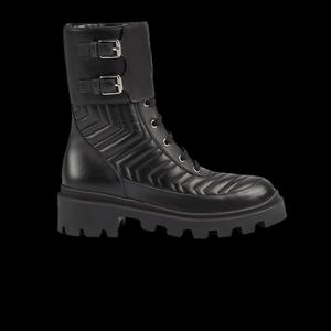 Ботинки Gucci Wmns Leather Ankle Boot 'Interlocking G'