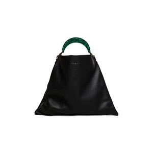 Ручки сверху Marni Venice Hobo Medium Bag 'Black'