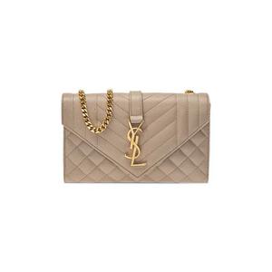 Сумки через плечо Crossbody Bags Saint Laurent Small Envelope Chain Bag 'Dark Beige'