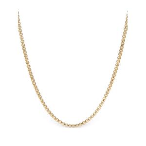 Колье Box Chain из желтого золота (2.7 мм)