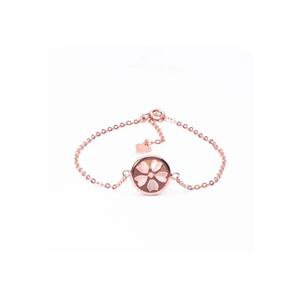 Браслет Millennia 2000 Five Petal Cubic Zirconia из розового золота с серебром 925 пробы
