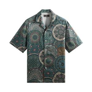 Рубашка на пуговицах Kith Mosaic Mandala Thompson Camp Collar Shirt 'Stadium'