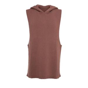 Топы Rick Owens Майка с капюшоном 'Розовое дерево'