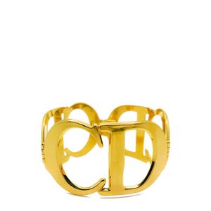 Винтажный браслет Christian Dior Gold CD Infinity, 1980-е