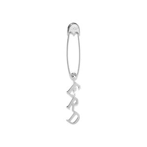 Серьги Enfants Riches Déprimés Charm Safety Pin Earring 'Silver'