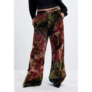 Бархатные длинные брюки от Christian Lacroix