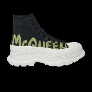 Ботинки Alexander McQueen Tread Slick Boot 'Graffiti Logo - Черный Хаки'