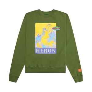 Свитшоты Heron Preston OS Heron Crewneck 'Green/Yellow'