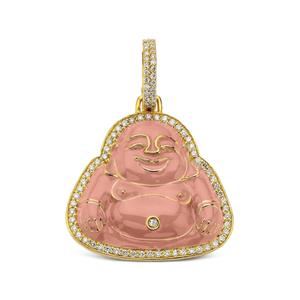 Подвеска Happy Buddha с бриллиантами