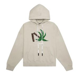 Худи Palm Angels Broken Palm Hoodie 'Бежевый/Зеленый'
