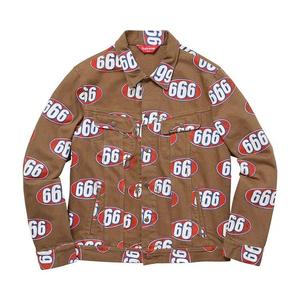 Джинсовая куртка Supreme 666 Denim Trucker Jacket 'Brown'