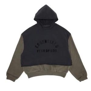 Худи Fear of God Essentials Nylon Fleece Hooded Sweater 'Ink/Jet Black'