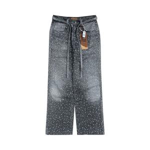 Джинсы Birth Of Royal Child 3D Printed Washed Swarovski Diamond Jean 'Black'