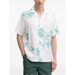 Рубашка Hibiscus Breeze с короткими рукавами и принтом