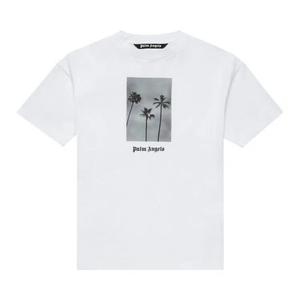 Футболки Palm Angels Boulevard Classic Tee 'White/Black'