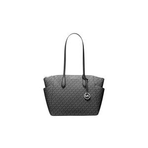 Женская сумка-тоут Marilyn Medium Signature Logo Tote Bag в черном цвете 35F5S6AT2B