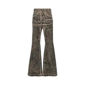 Низ Rick Owens DRKSHDW Bolan Bootcut 'Black Washed Foil'