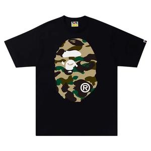Футболки BAPE 1st Camo Big Ape Head Tee 'Черный/Желтый'