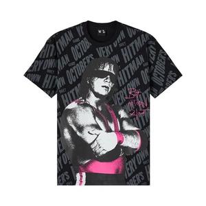 Футболки с коротким рукавом OVO x WWE Bret The Hitman Hart Tee 'Black'