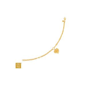 HABIB AMORE | Oro Italia 916 Желтое золото Браслет GW54180925 (22K Золото)