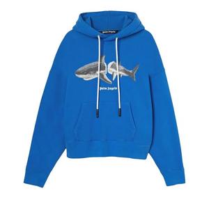 Худи Palm Angels Shark Hoodie 'Blue/Grey'